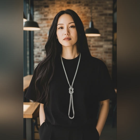 Jewelry - Silver Knot Necklace